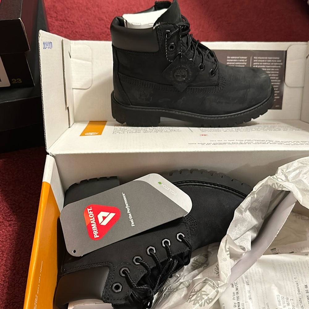 Timberland Premium 6in Waterproof boot Black Nubuck—- *****brand new****